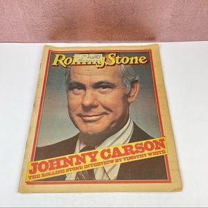 Vintage Rolling Stone Magazine Johnny Carson Lou Reed Dr Hook March 22, 1979